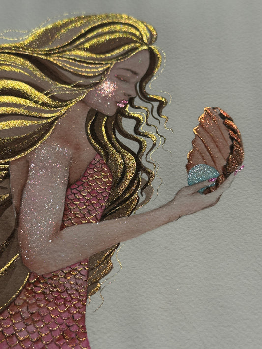 Gilded Rose Mermaid — Sold