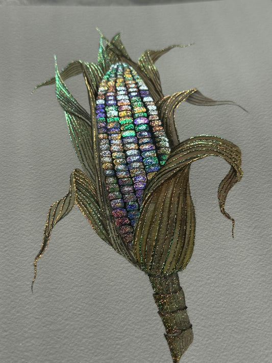Shimmering Glass Gem Corn