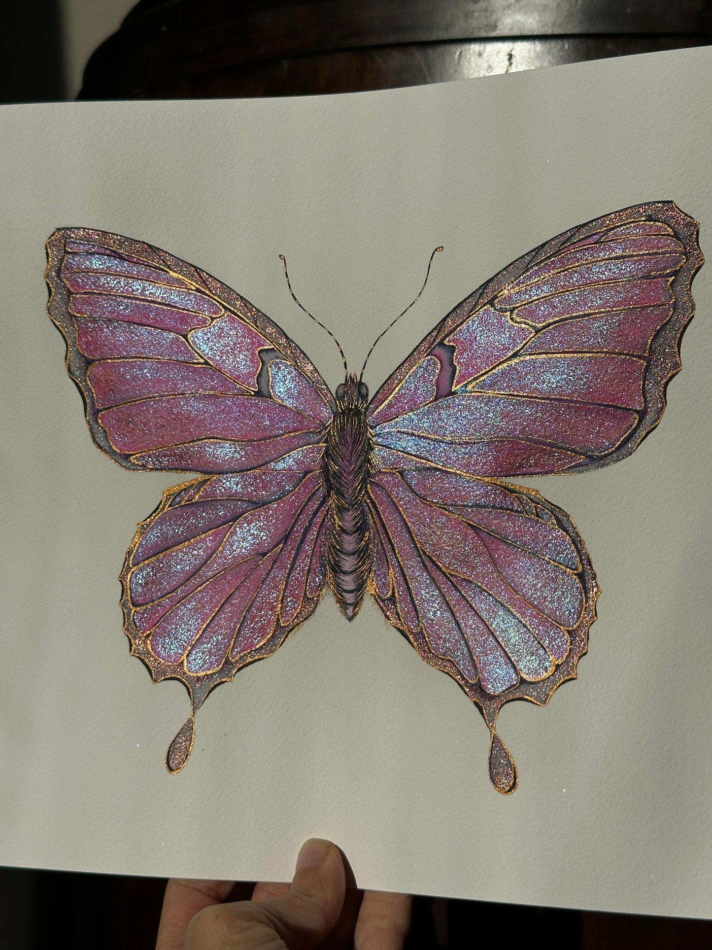 Dazzling Pink Butterfly – Sold
