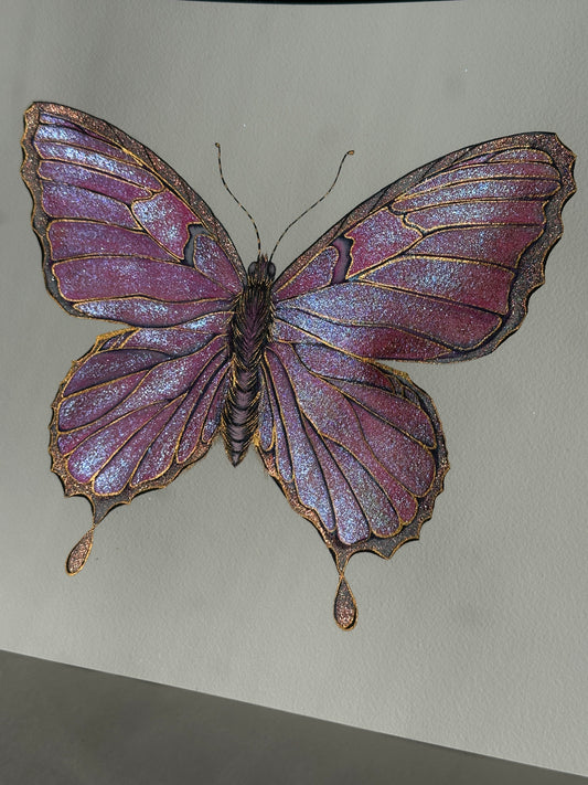 Dazzling Pink Butterfly – Sold