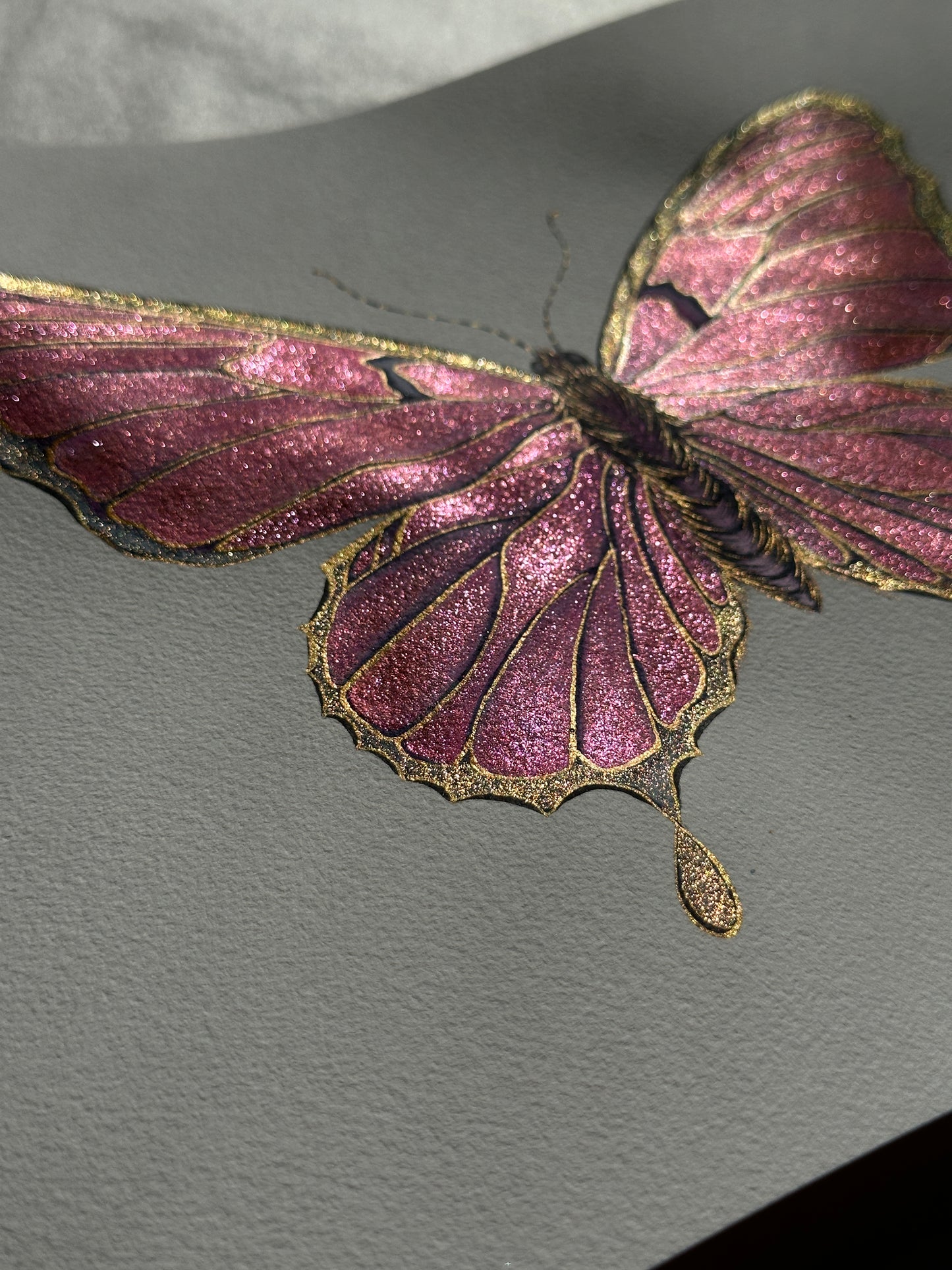 Dazzling Pink Butterfly – Sold