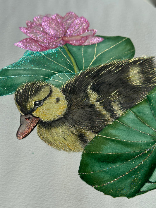 Blushing Lily & Duckling