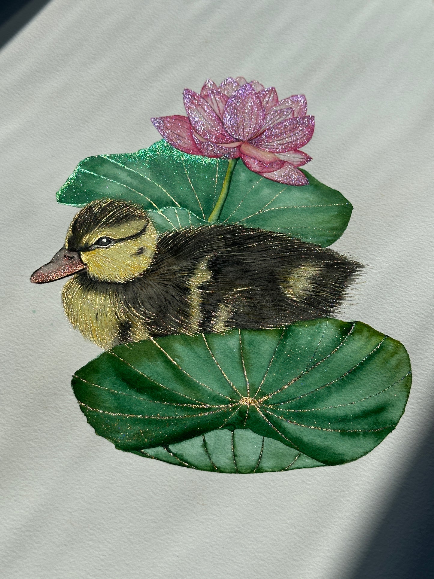 Blushing Lily & Duckling