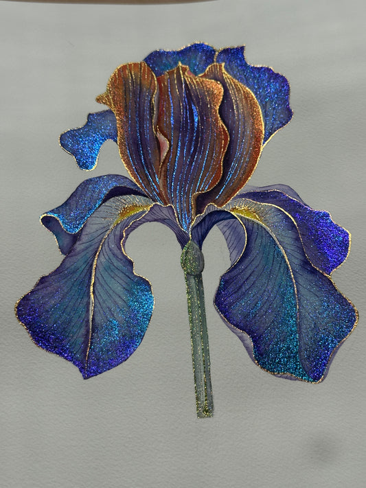 Glow of the Purple Iris