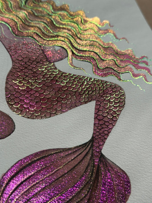 Iridescent Mermaid Sold