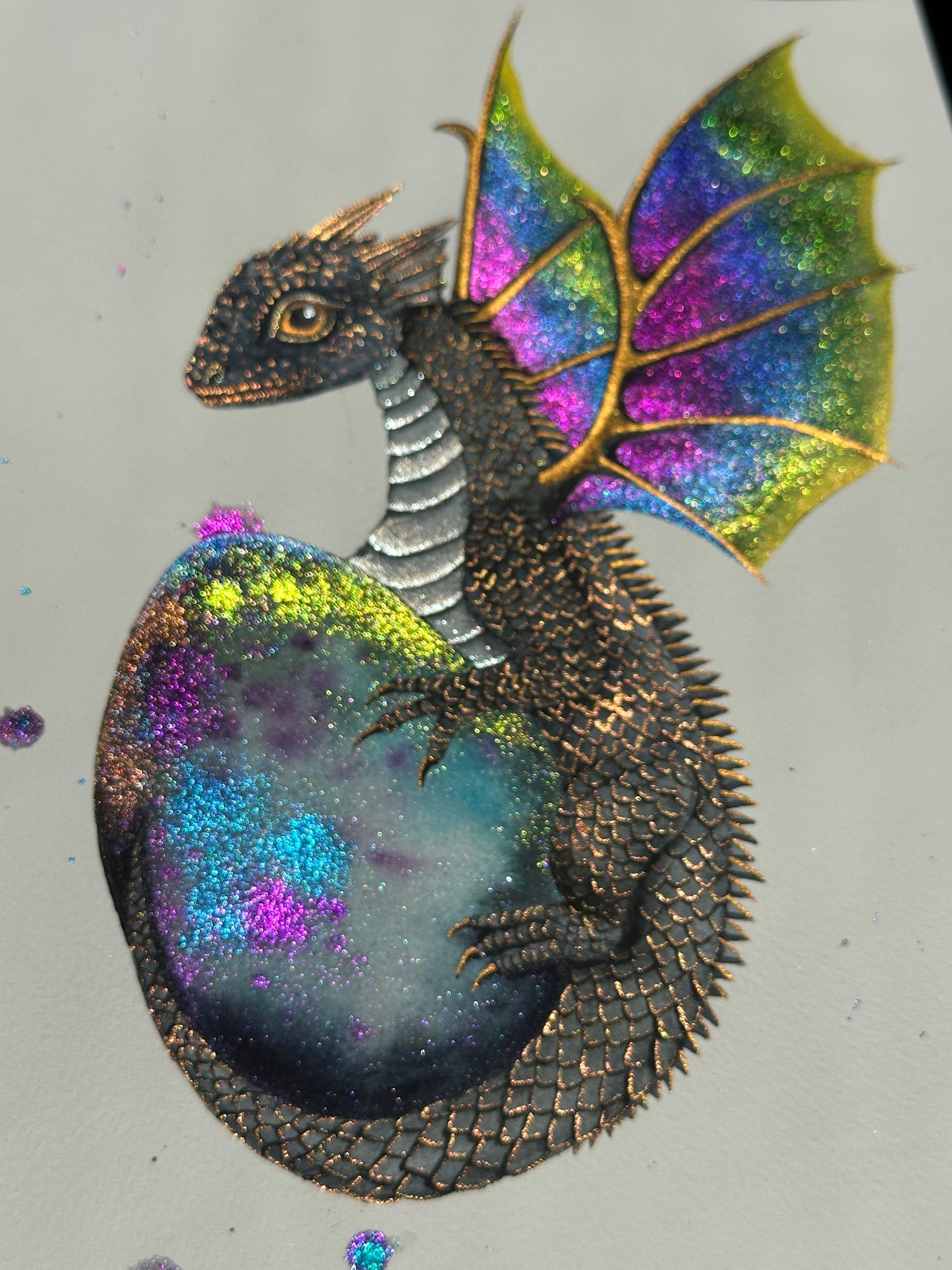 Shimmering Rainbow Dragon