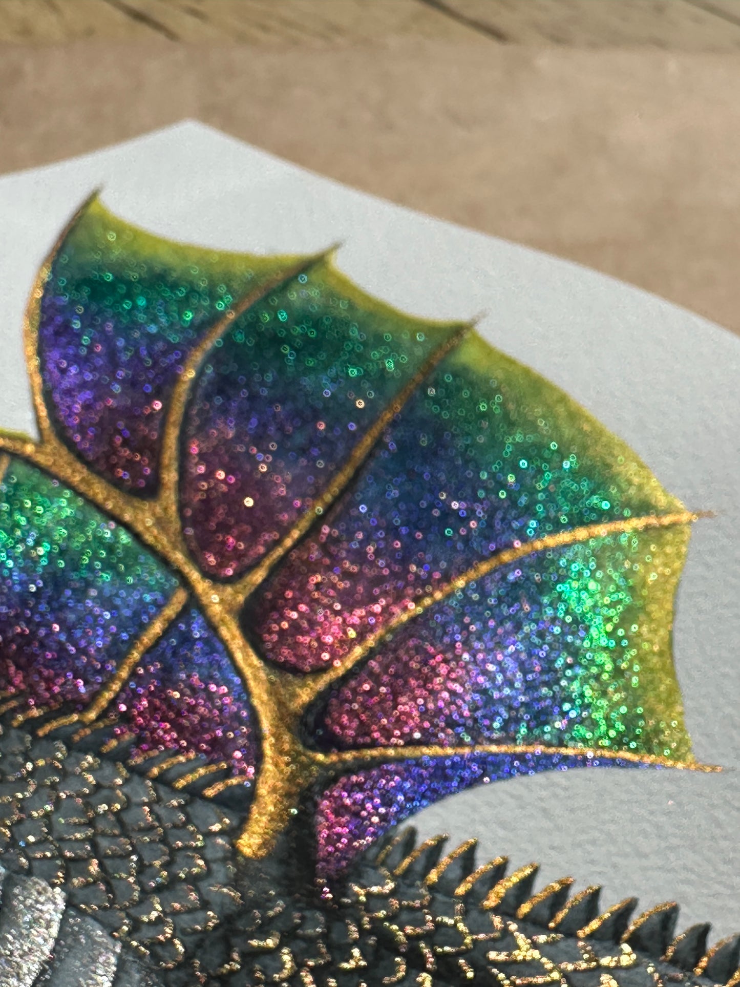 Shimmering Rainbow Dragon