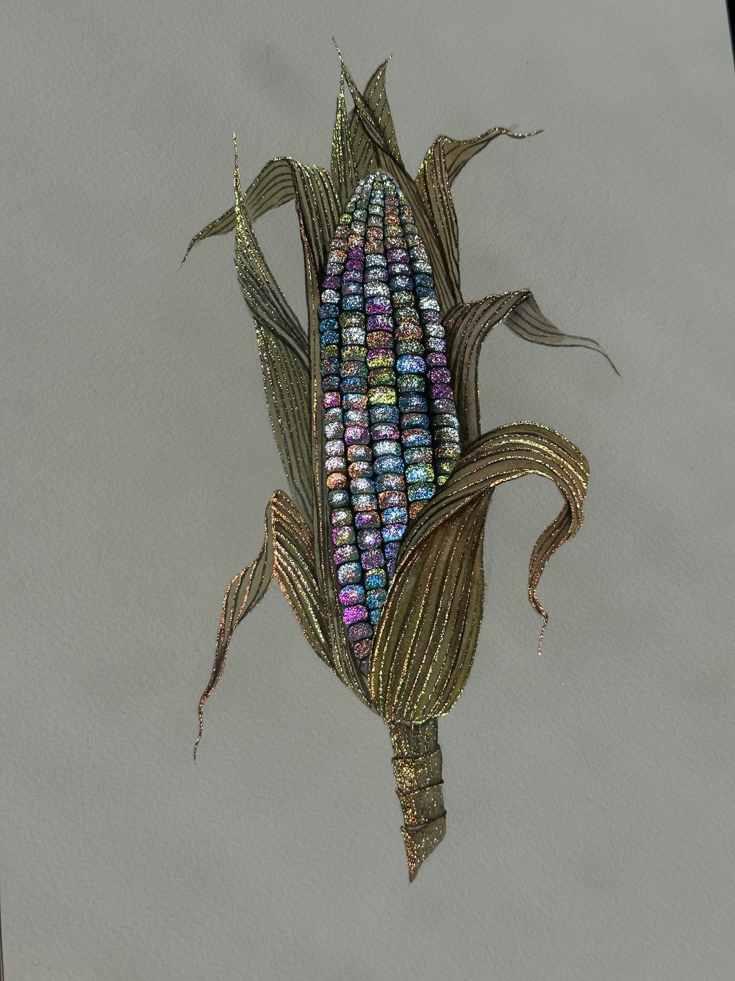 Shimmering Glass Gem Corn