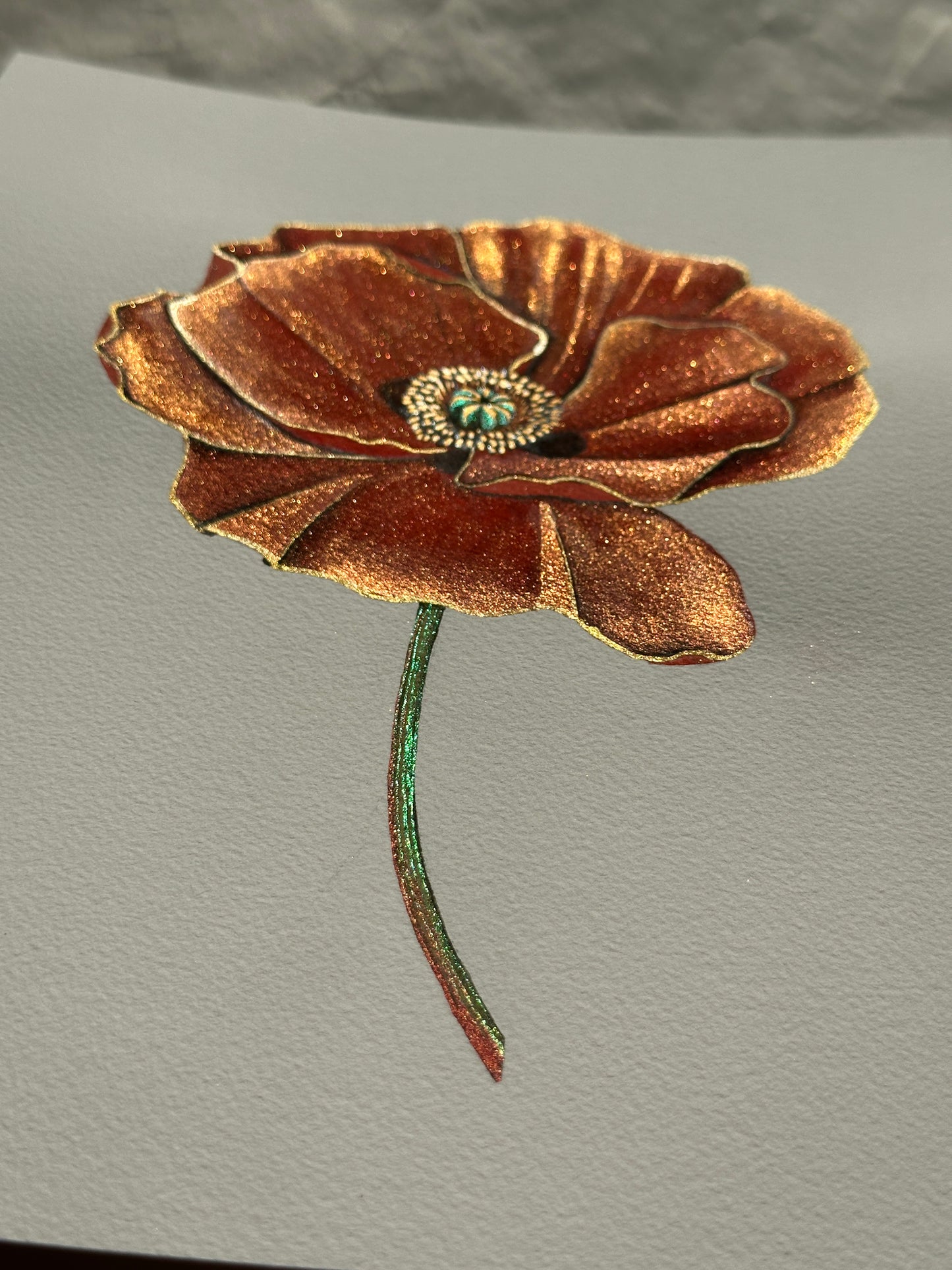 Dazzling Poppy – Sold